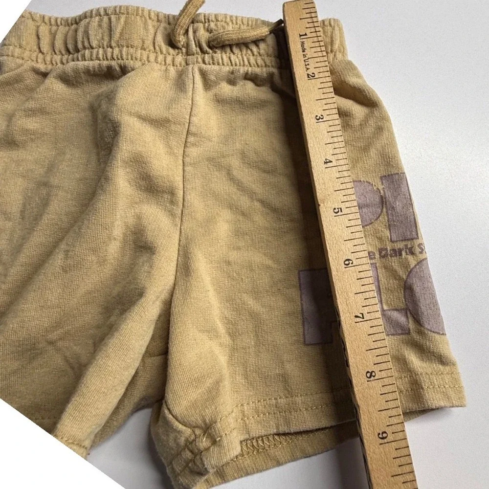 Pink Floyd Dark Side of the Moon Toddler 18M T-Shirt Shorts Set Tan Band‎ Tee
